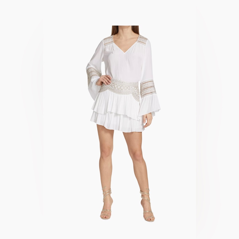 Mini Skirt / Tunic Top (SET) top size M - skirt size 6 brand Ramy Brook
